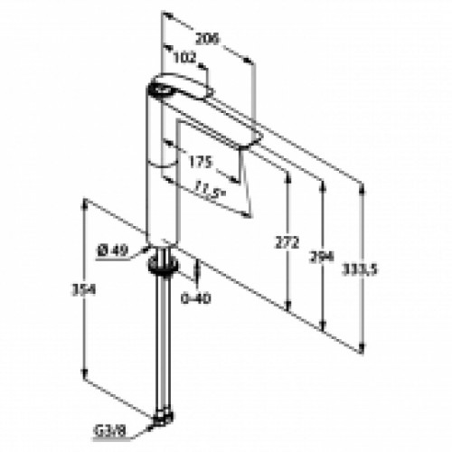 Змішувач Balance Kludi 522988775