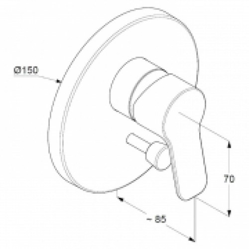 Верхняя часть смесителя Pure Easy Kludi (374190565)