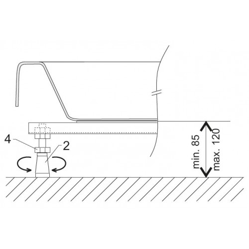 Опора 650 LA-90 универсальна