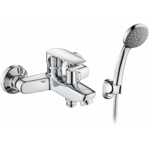 Смеситель для ванны ROZZY JENORI LOTUS однорычажный, хром 35 мм RBZZ002-3