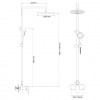 Система душевая ROZZY JENORI VELUM RSZ082-5