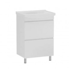 Комплект меблів RJ Fortuna-XO: універсальна тумба з умивальником Cersania 50см RJFU019-4150WHSET(RJFU019-4150WH + K11-0163) Комплект меблів RJ Fortuna-XO: універсальна тумба з умивальником Cersania 50см RJFU019-4150WHSET(RJFU019-4150WH + K11-0163)