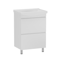 Комплект меблів RJ Fortuna-XO: універсальна тумба з умивальником Cersania 60см RJFU019-4160WHSET(RJFU019-4160WH + K11-0167)