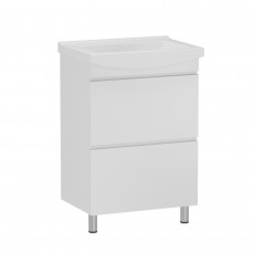 Комплект меблів RJ Fortuna-XO: універсальна тумба з умивальником Cersania 60см RJFU019-4160WHSET(RJFU019-4160WH + K11-0167) Комплект меблів RJ Fortuna-XO: універсальна тумба з умивальником Cersania 60см RJFU019-4160WHSET(RJFU019-4160WH + K11-0167)