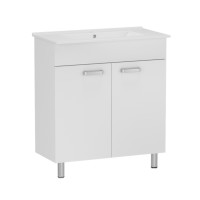 Комплект мебели RJ Kink-L: универсальная тумба с умывальником RJ Jenor 50см RJFU041-4150WHSET(RJFU003-4150WH + RZJ510) Комплект мебели RJ Kink-L: универсальная тумба с умывальником RJ Jenor 50см RJFU041-4150WHSET(RJFU003-4150WH + RZJ510)