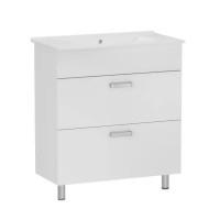 Комплект меблів RJ JET-L: універсальна тумба з умивальником RJ Jenor 50см RJFU040-4150WHSET(RJFU040-4150WH + RZJ510)