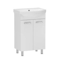 Комплект меблів RJ SOFT-L: тумба підлогова + умивальник накладний Freja 65см RJFU023-0165WHSET(RJFU023-0165WH + L71965000)