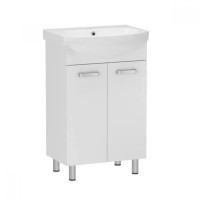 Комплект меблів RJ Soft-E: тумба підлогова + умивальник накладний Proxy 47см RJFU044-0150WHSET(RJFU044-0150WH + 102950UA)