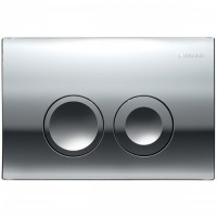 Delta 21 Змивна клавіша, пластик, хром глянець